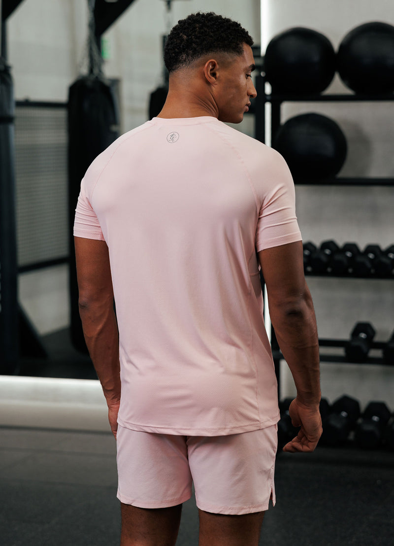 Gym King Energy Tee - Light Pink