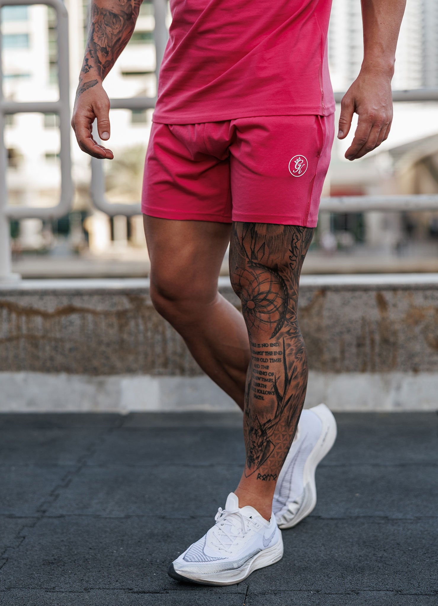 Gym King Pro Jersey Short - Raspberry