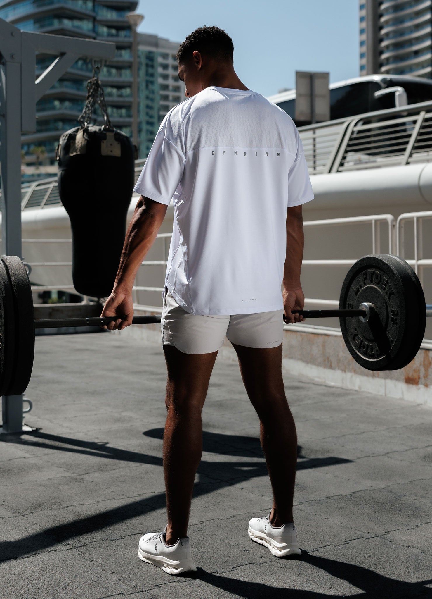 Gym King Purpose Tee - White