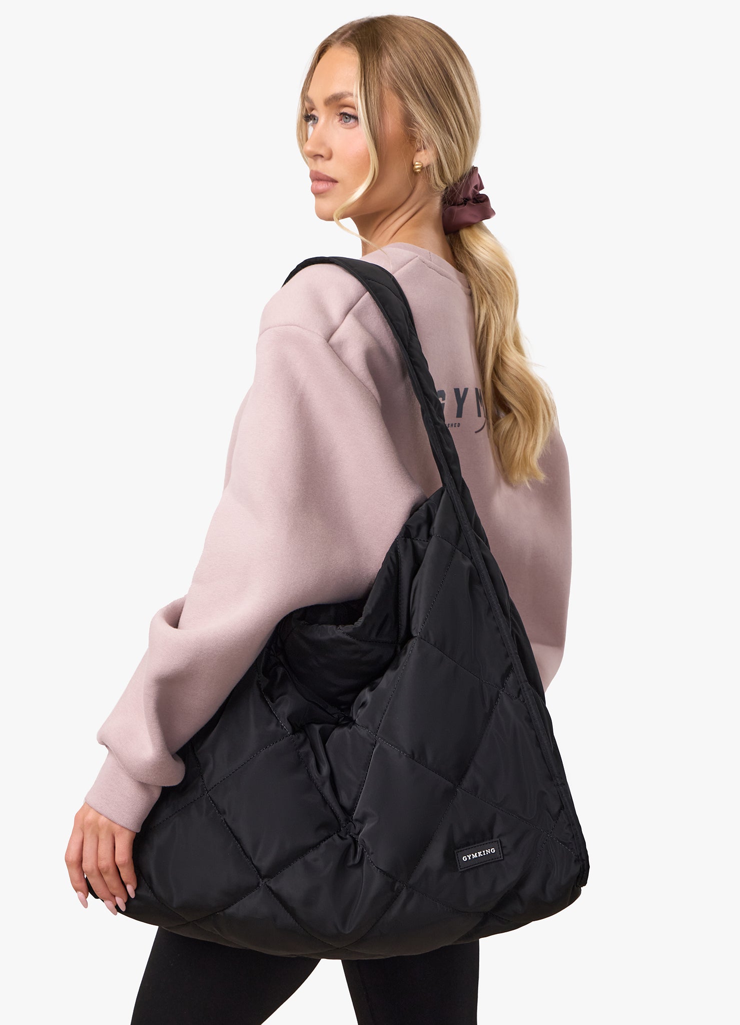 GKW Quilted Tote Bag - Black