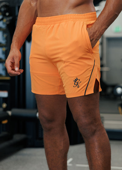 Gym King Flex 2.0 Short - Amber/Black