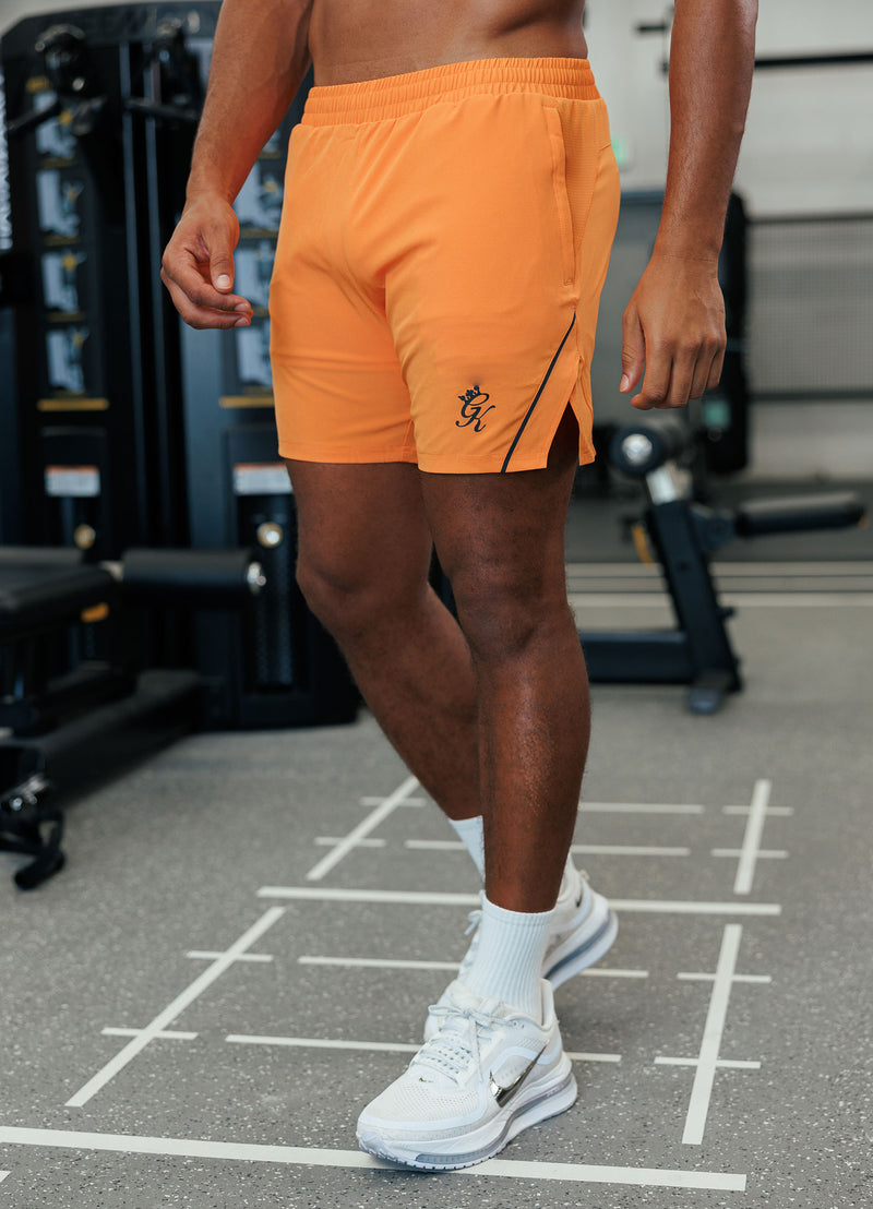 Gym King Flex 2.0 Short - Amber/Black