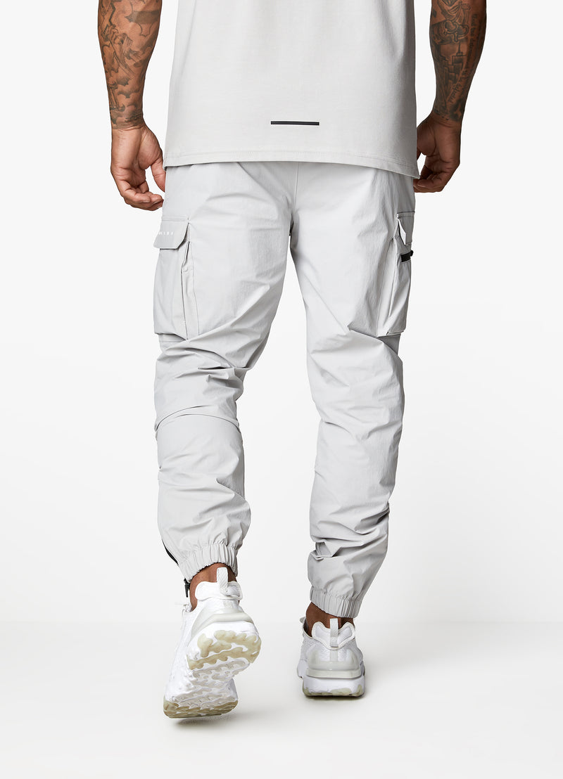 Gym King Rebellion Cargo Jogger - Light Grey