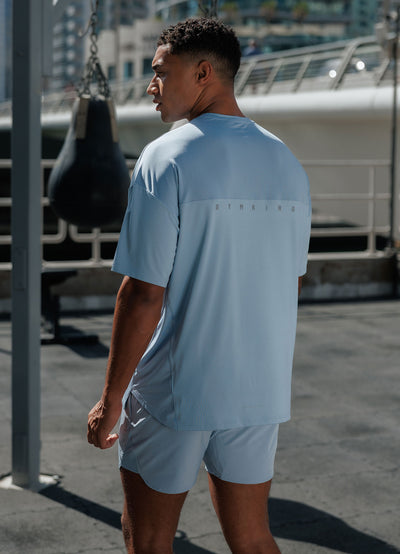 Gym King Purpose Tee - Dusk Blue