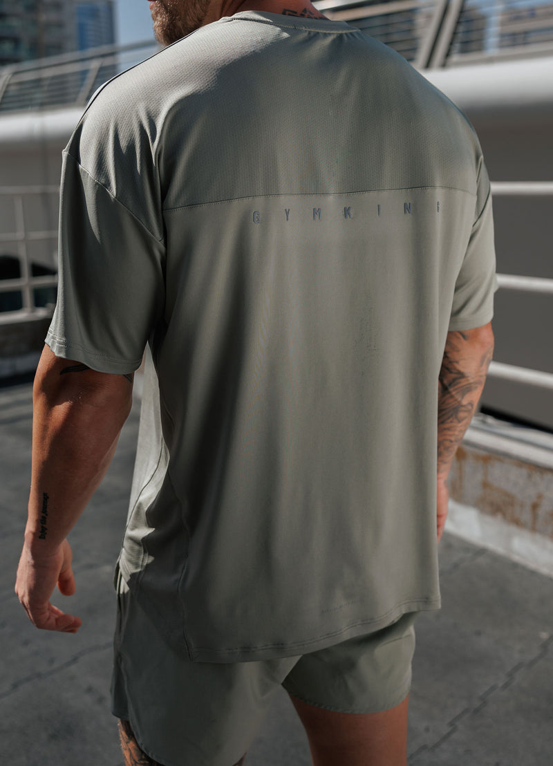 Gym King Purpose Tee - Soft Khaki
