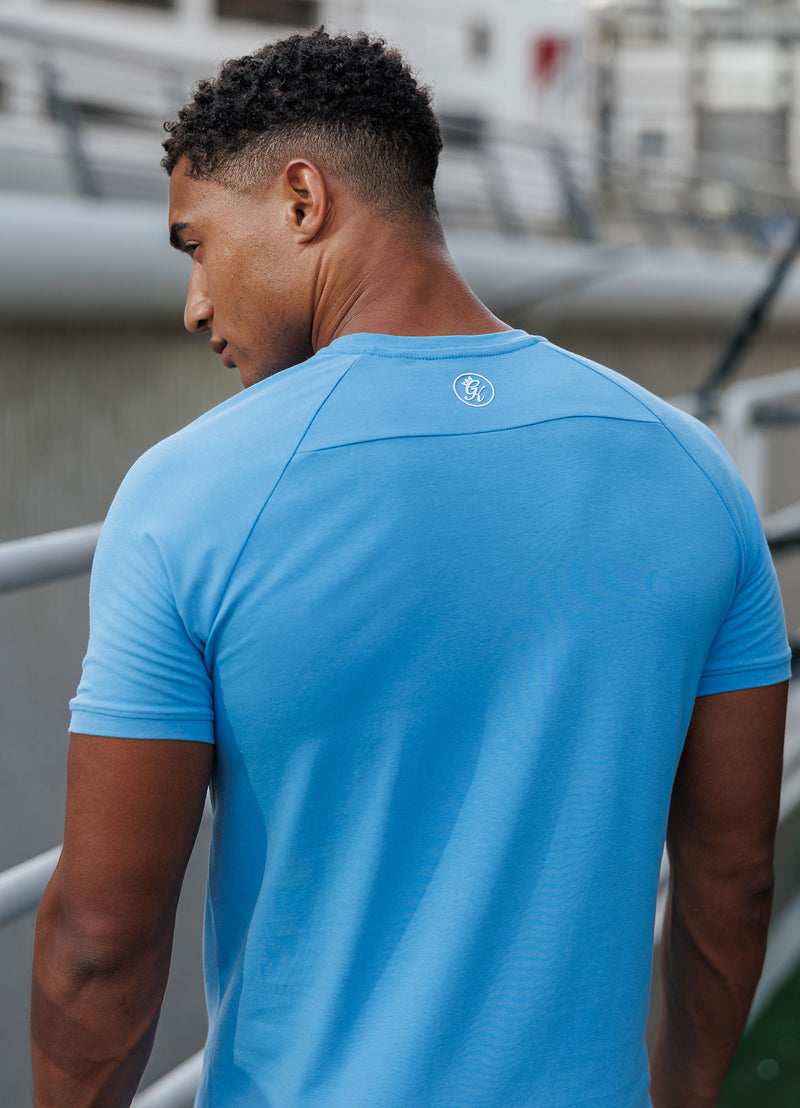 Gym King Pro Jersey Tee - Azure Blue