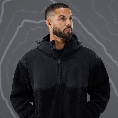 Gym King Rebellion Response Borg Jacket - Black