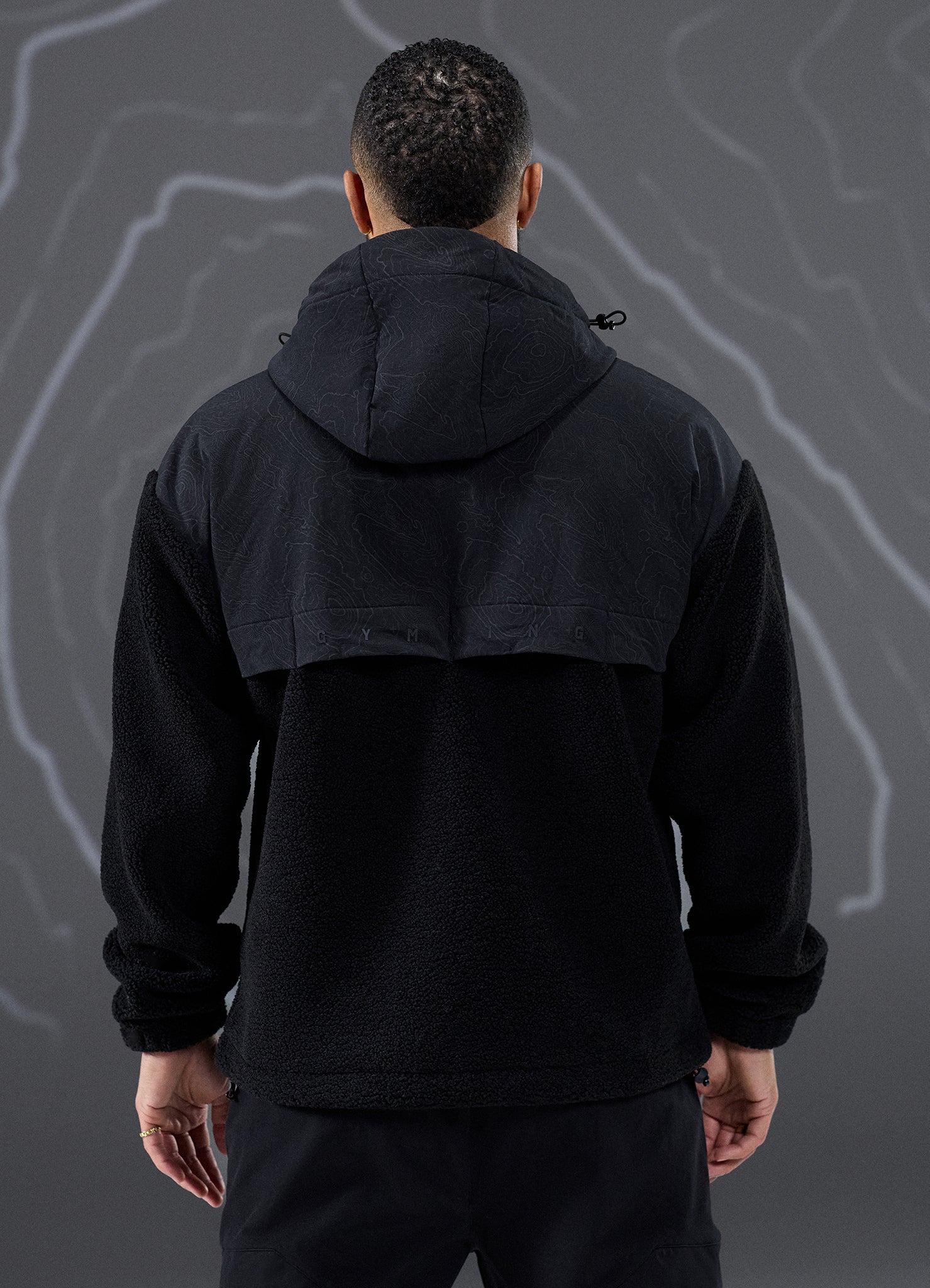 Gym King Rebellion Response Borg Jacket - Black