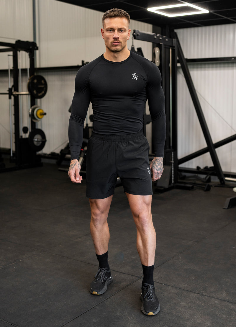 Gym King Energy Long Sleeve Base Layer - Black