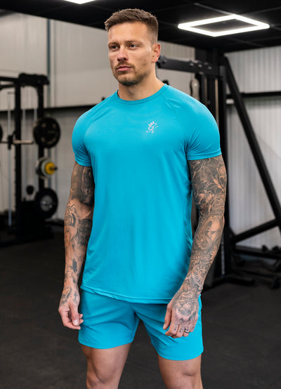 Gym King Energy Tee - Ocean Teal