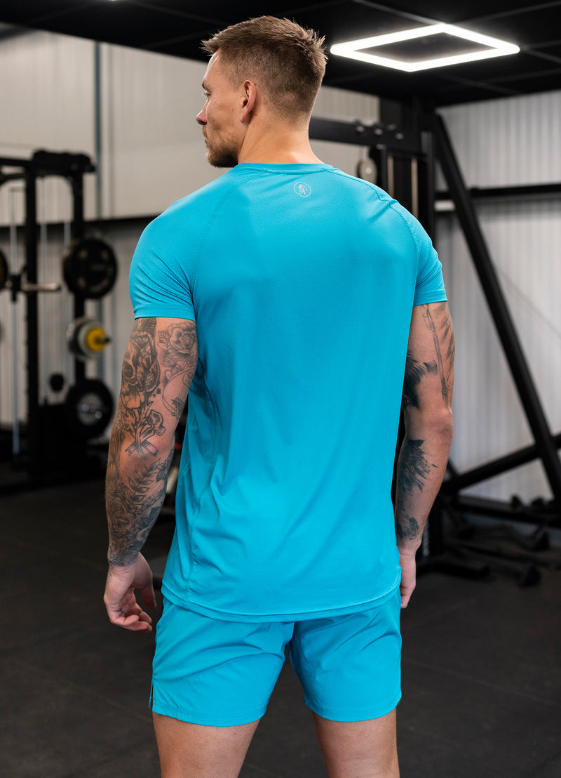 Gym King Energy Tee - Ocean Teal