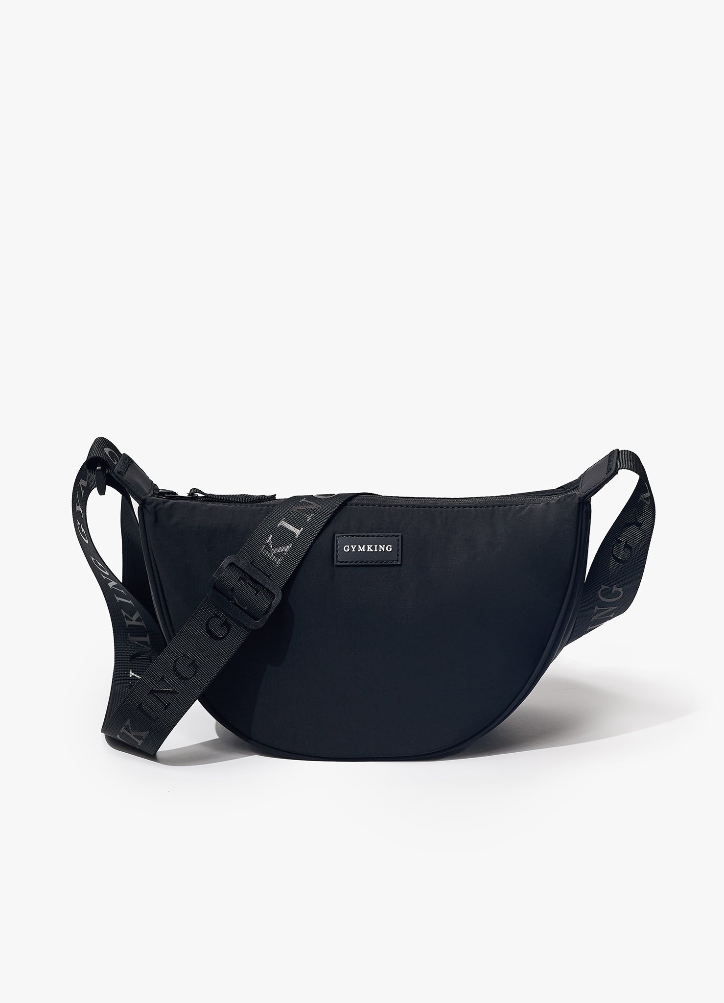 Gym King Rounded Cross Body Bag - Black
