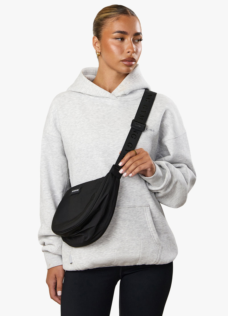 Gym King Rounded Cross Body Bag - Black