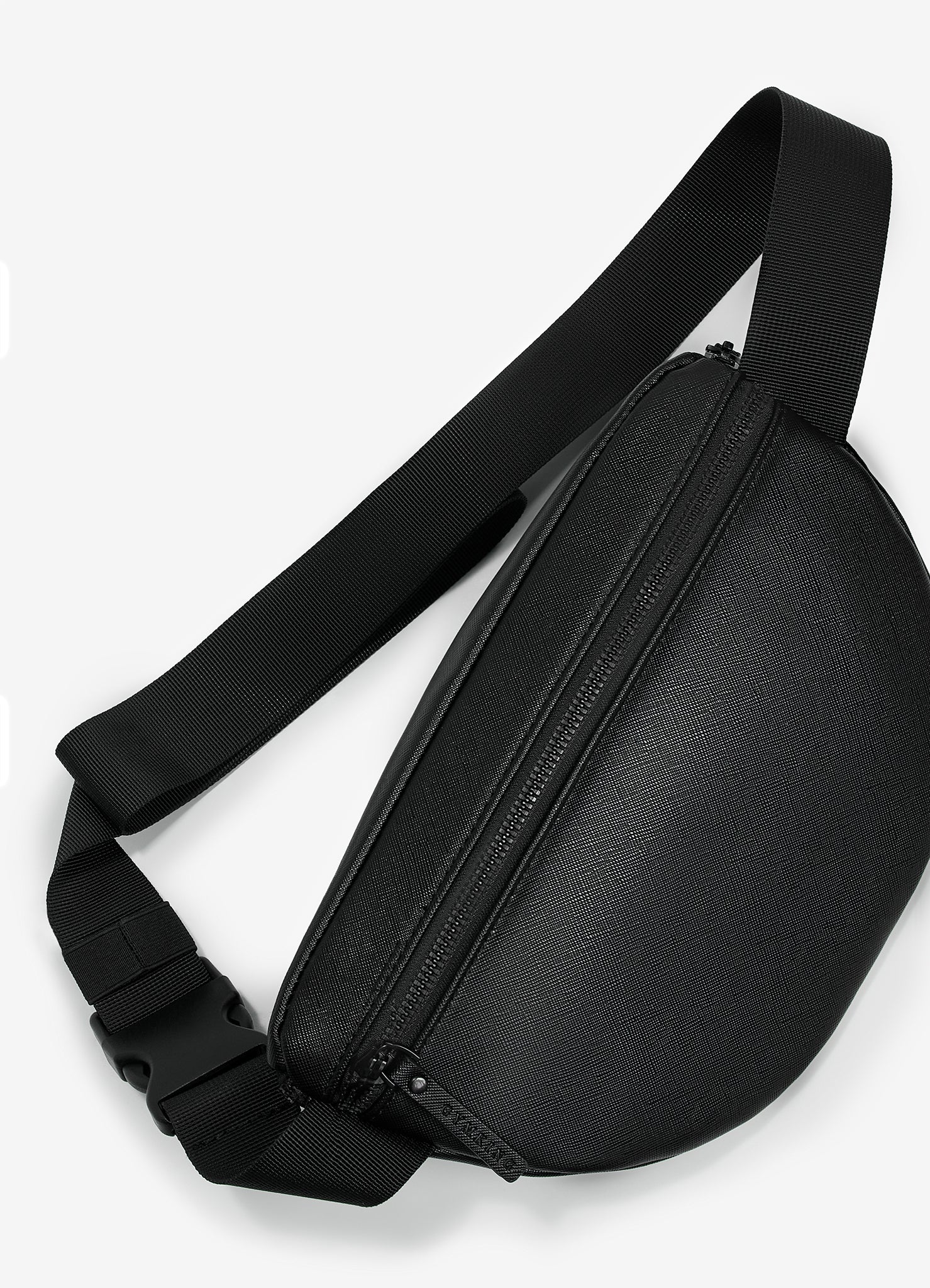Gym King Debossed Belt Bag - Black