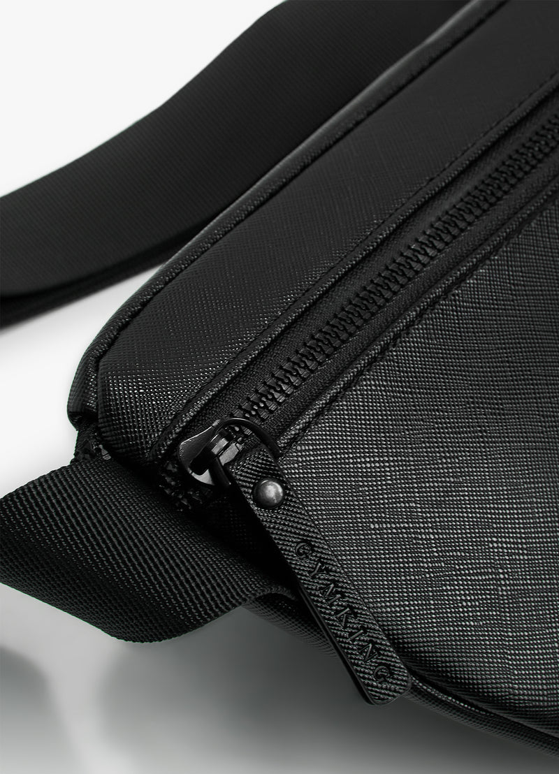 Gym King Debossed Belt Bag - Black