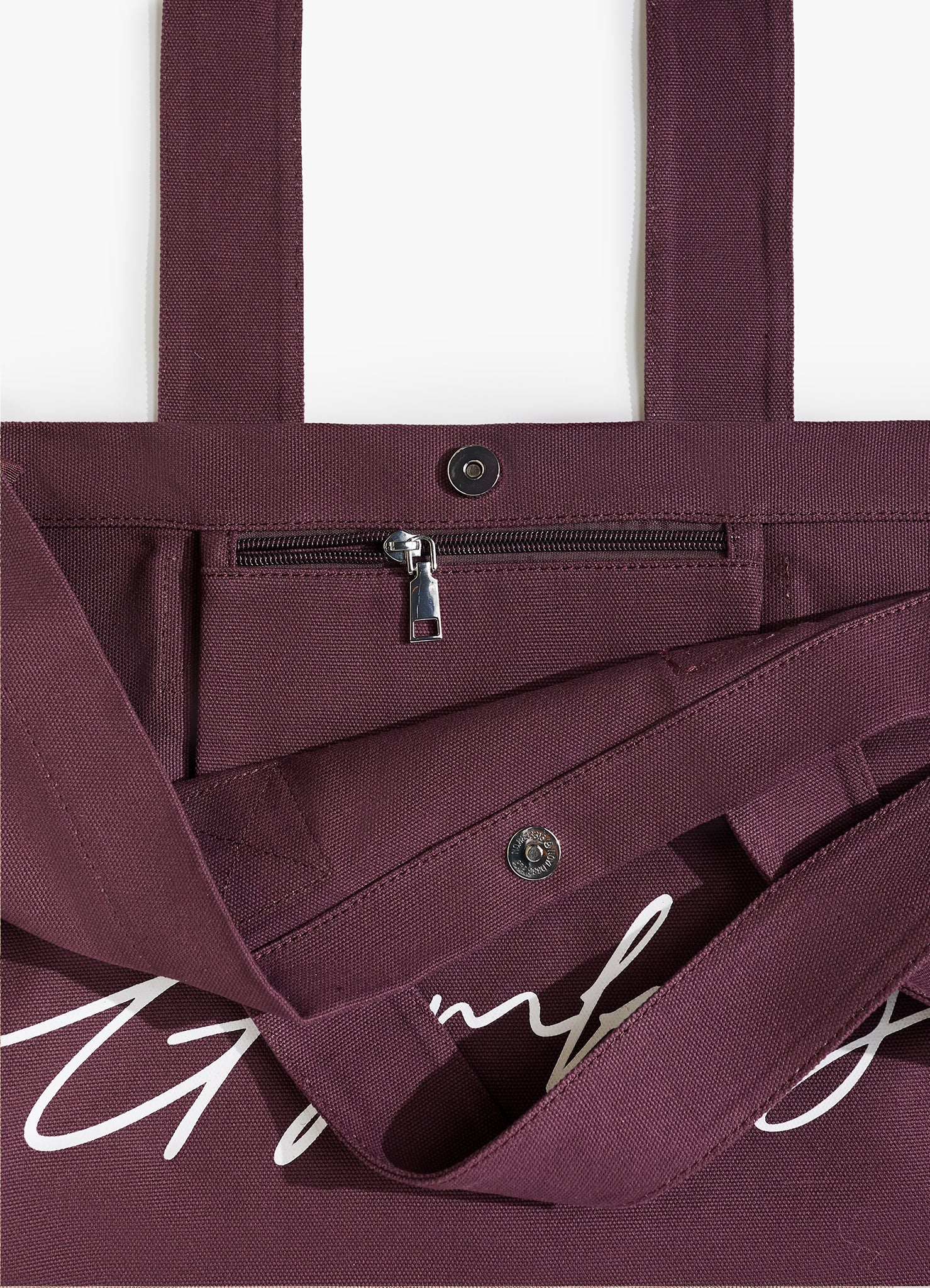 Gym King Script Tote Bag - Fig
