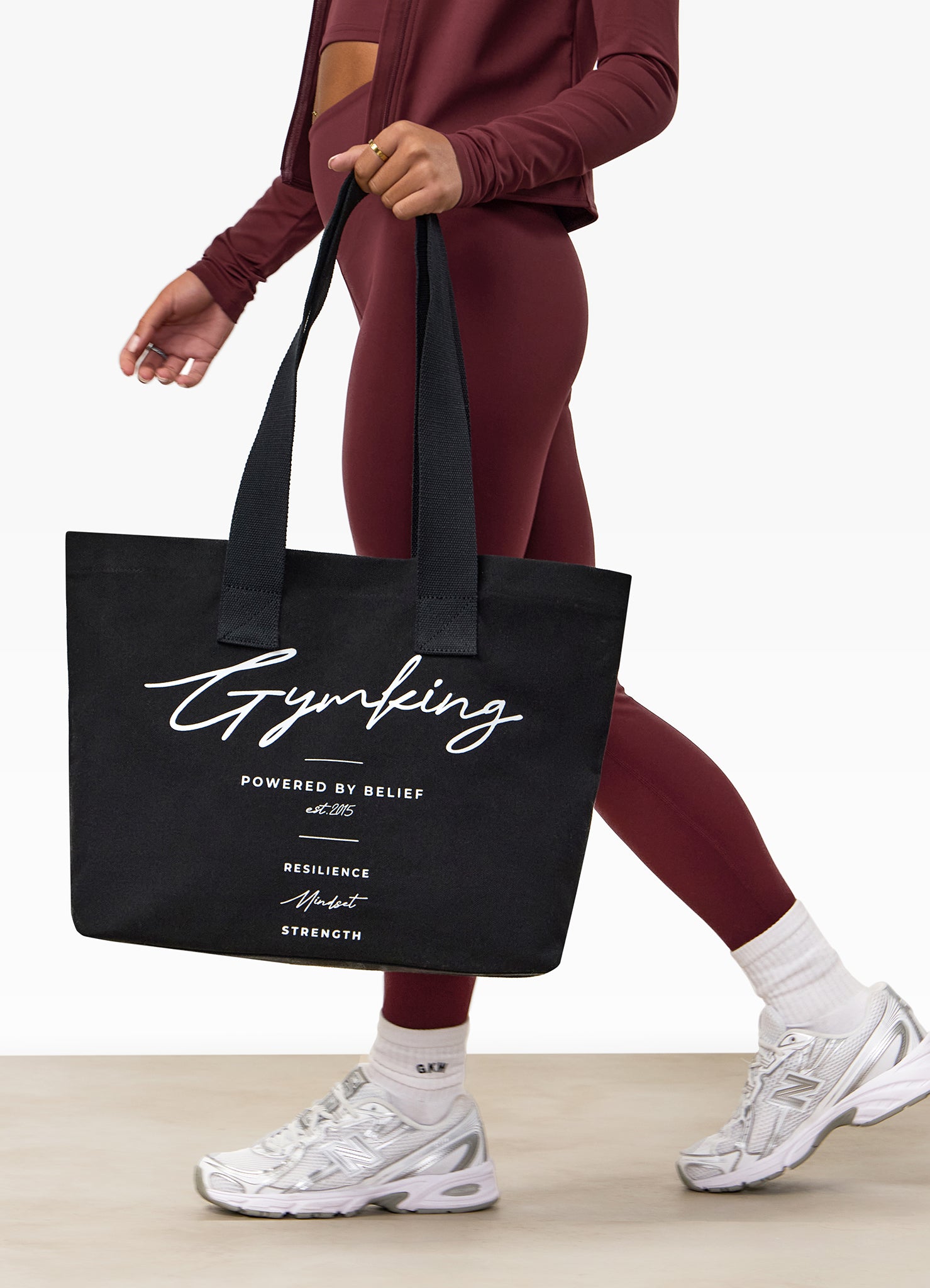 Gym King Reset Tote Bag - Black
