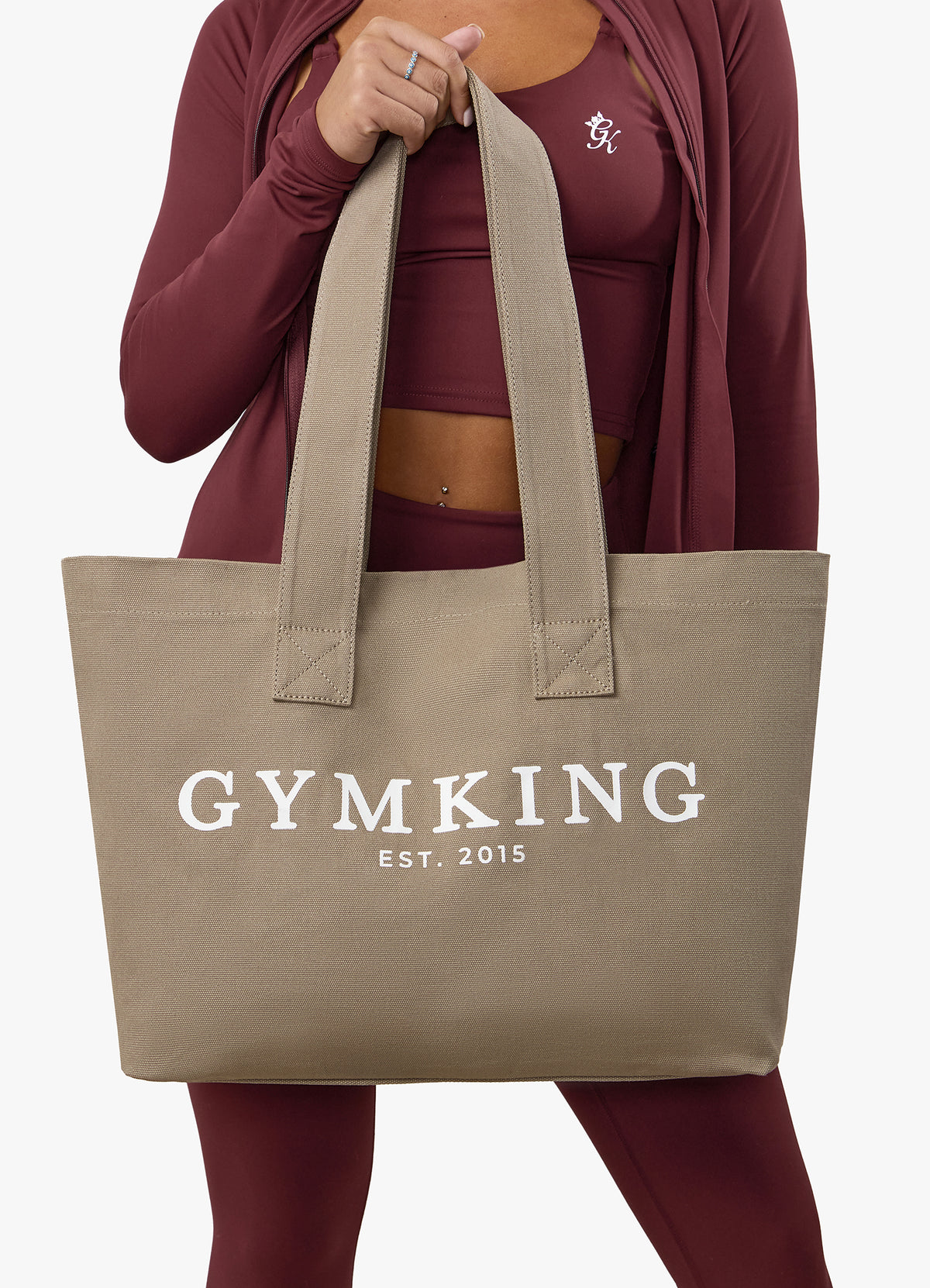 Gym King Established Tote Bag - Truffle