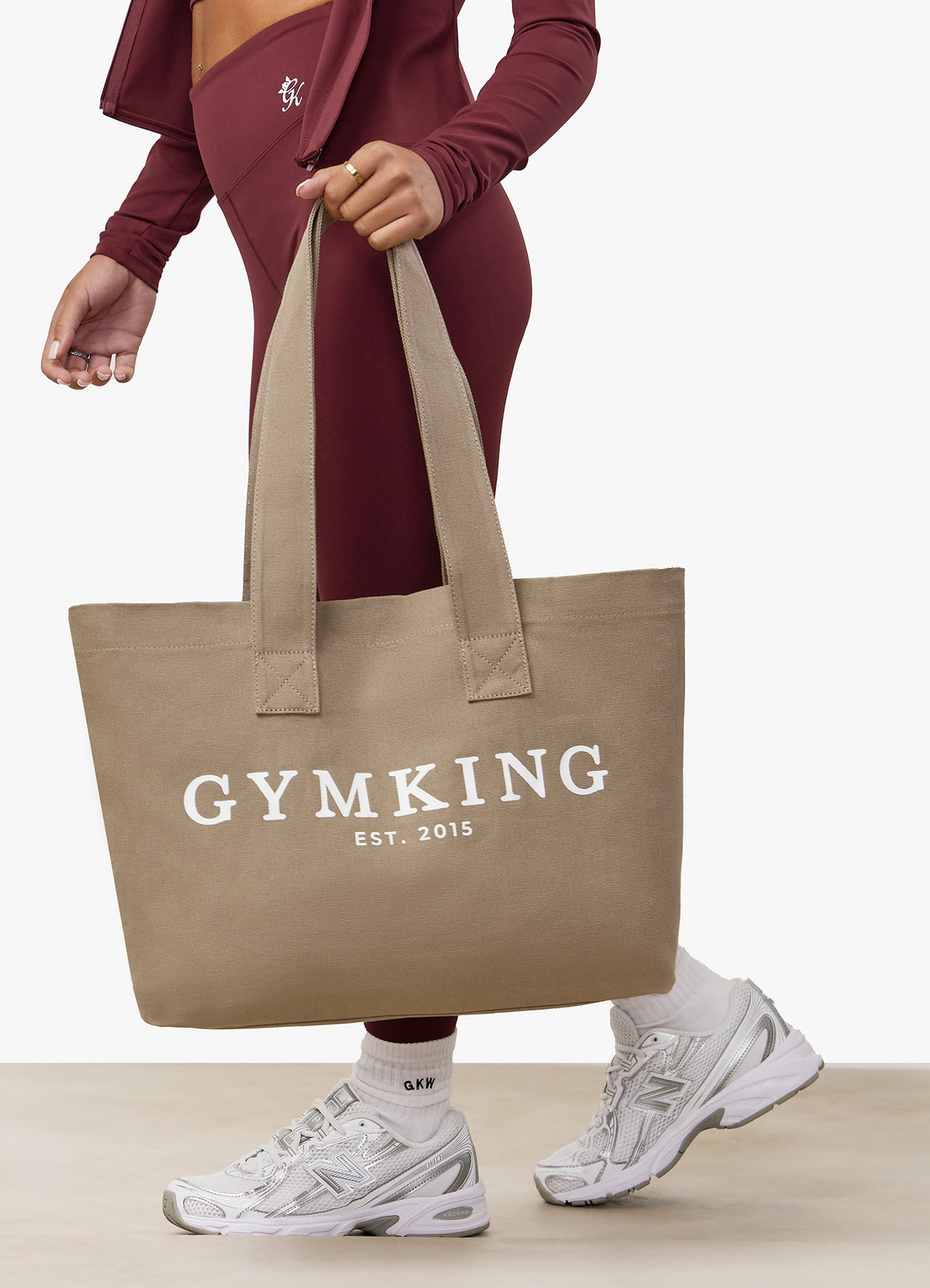 Gym King Established Tote Bag - Truffle