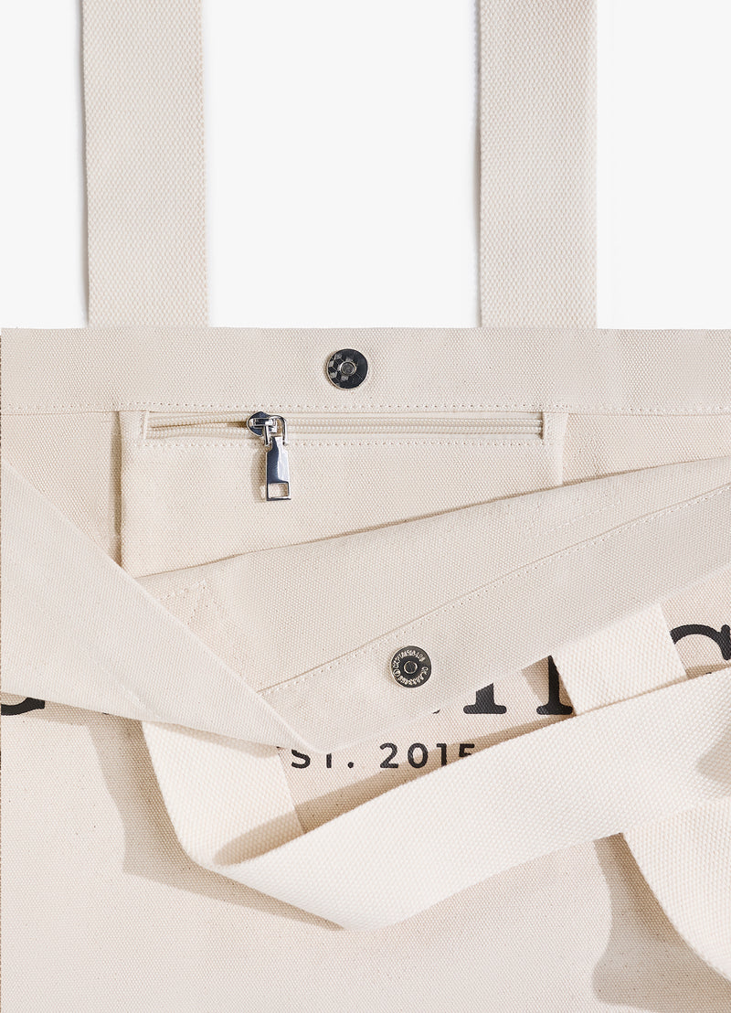Gym King Established Tote Bag - Light Beige