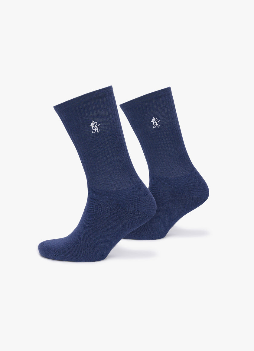 Gym King Core Socks (2pk) - Blue