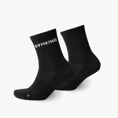 Gym King Linear Crew Sock (2pk) - Black