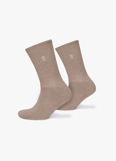 Gym King Core Socks (2pk) - Neutral