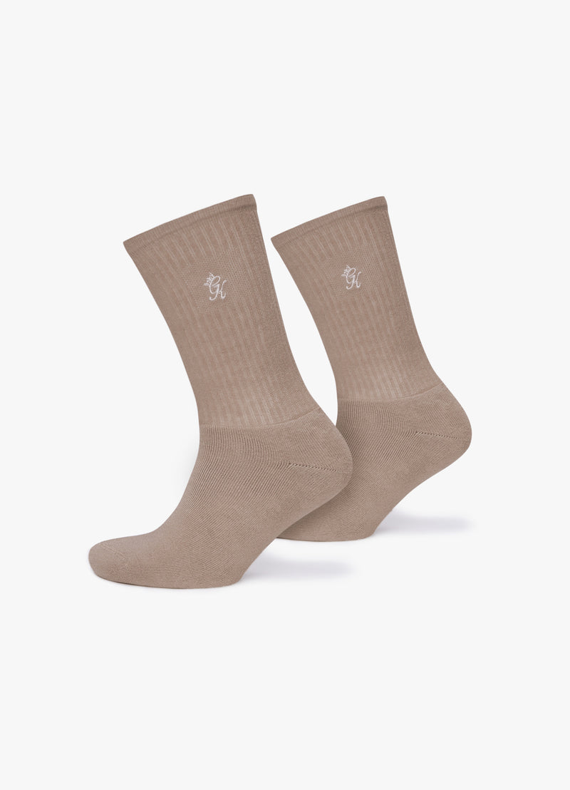 Gym King Core Socks (2pk) - Neutral