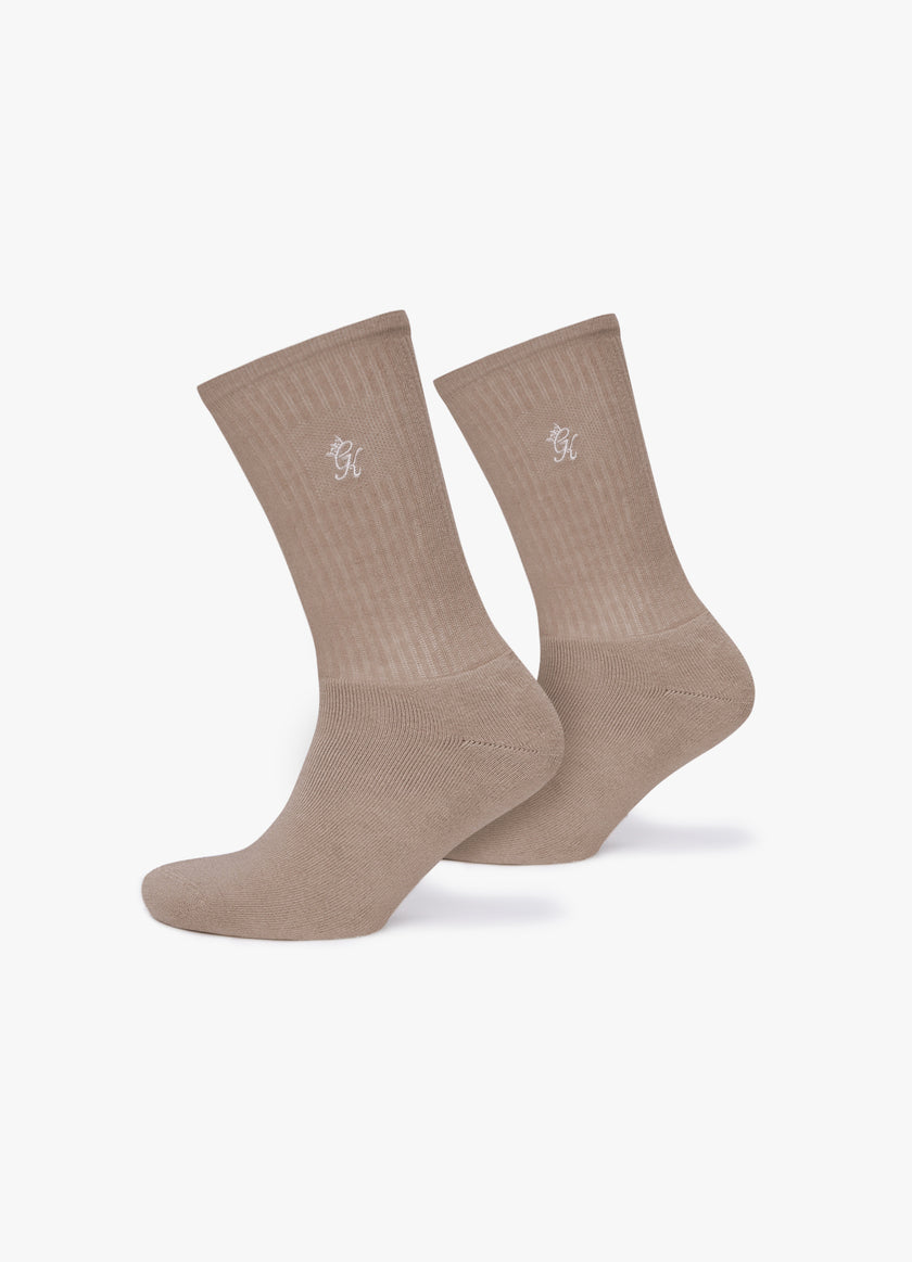 Gym King Core Socks (2pk) - Neutral