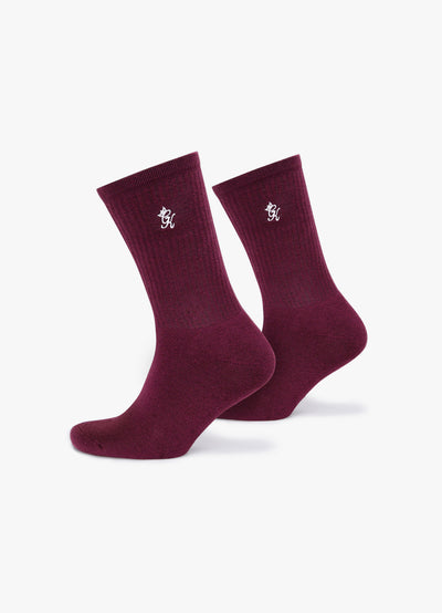 Gym King Core Socks (2pk) - Berry