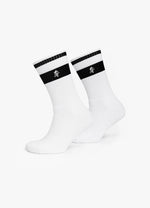 Gym King Fundamental Socks (2pk) - White thumbnail