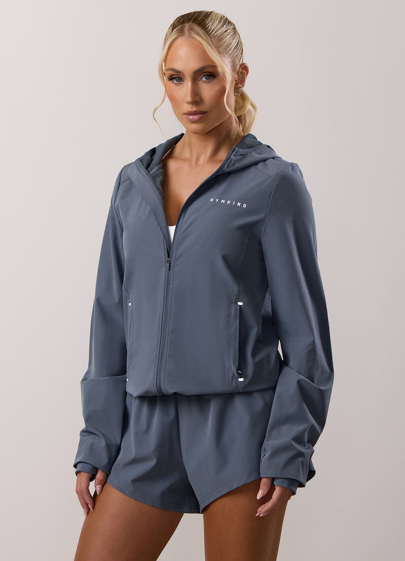 Gym King Adapt Windbreaker - Storm Blue
