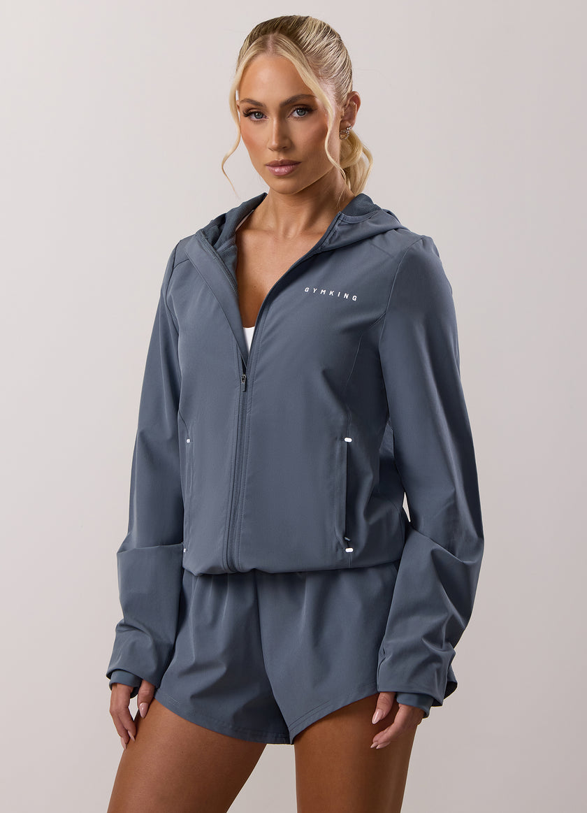 Gym King Adapt Windbreaker - Storm Blue