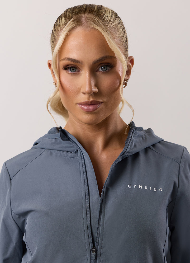 Gym King Adapt Windbreaker - Storm Blue