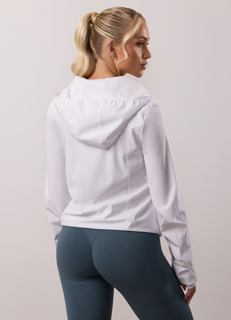 Gym King Adapt Windbreaker - White