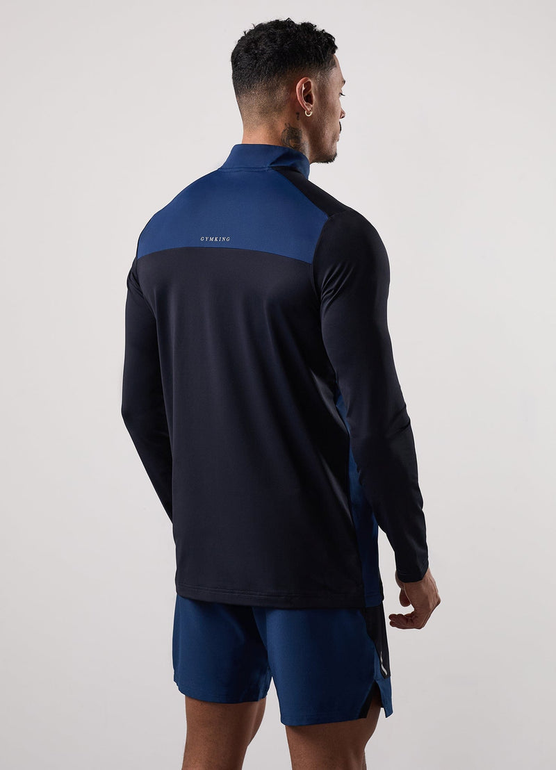 Gym King Advance 1/4 Zip - Navy / Estate Blue