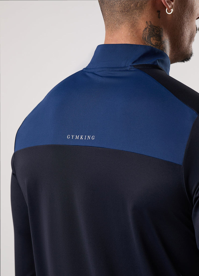 Gym King Advance 1/4 Zip - Navy / Estate Blue