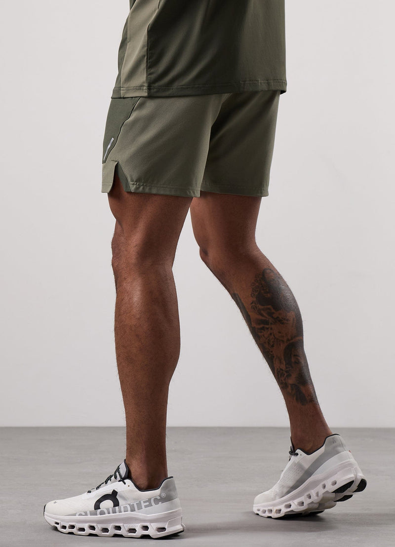 Gym King Advance 6" Short - Khaki Multi