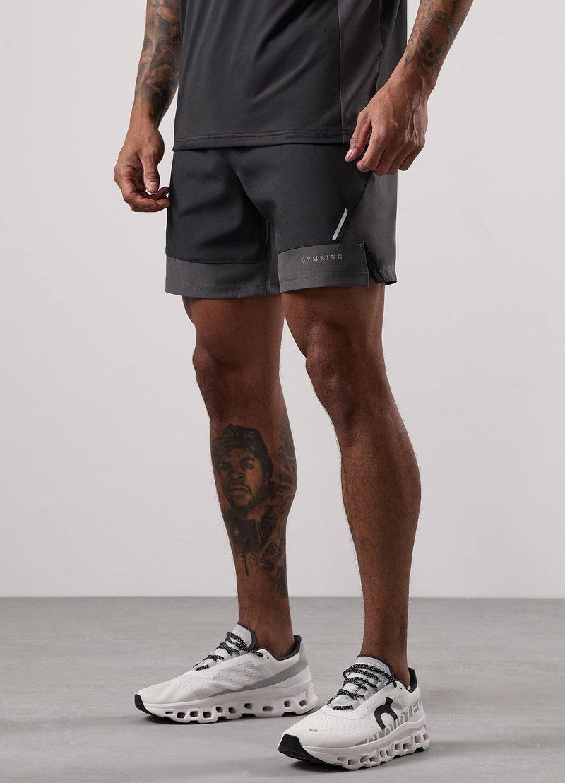 Gym King Advance 6" Short - Urban Grey/Fossil Grey