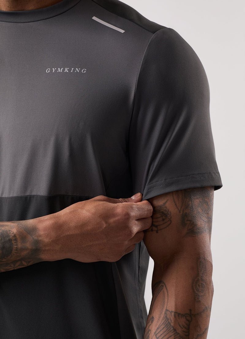 Gym King Advance Tee - Urban Grey/Fossil Grey