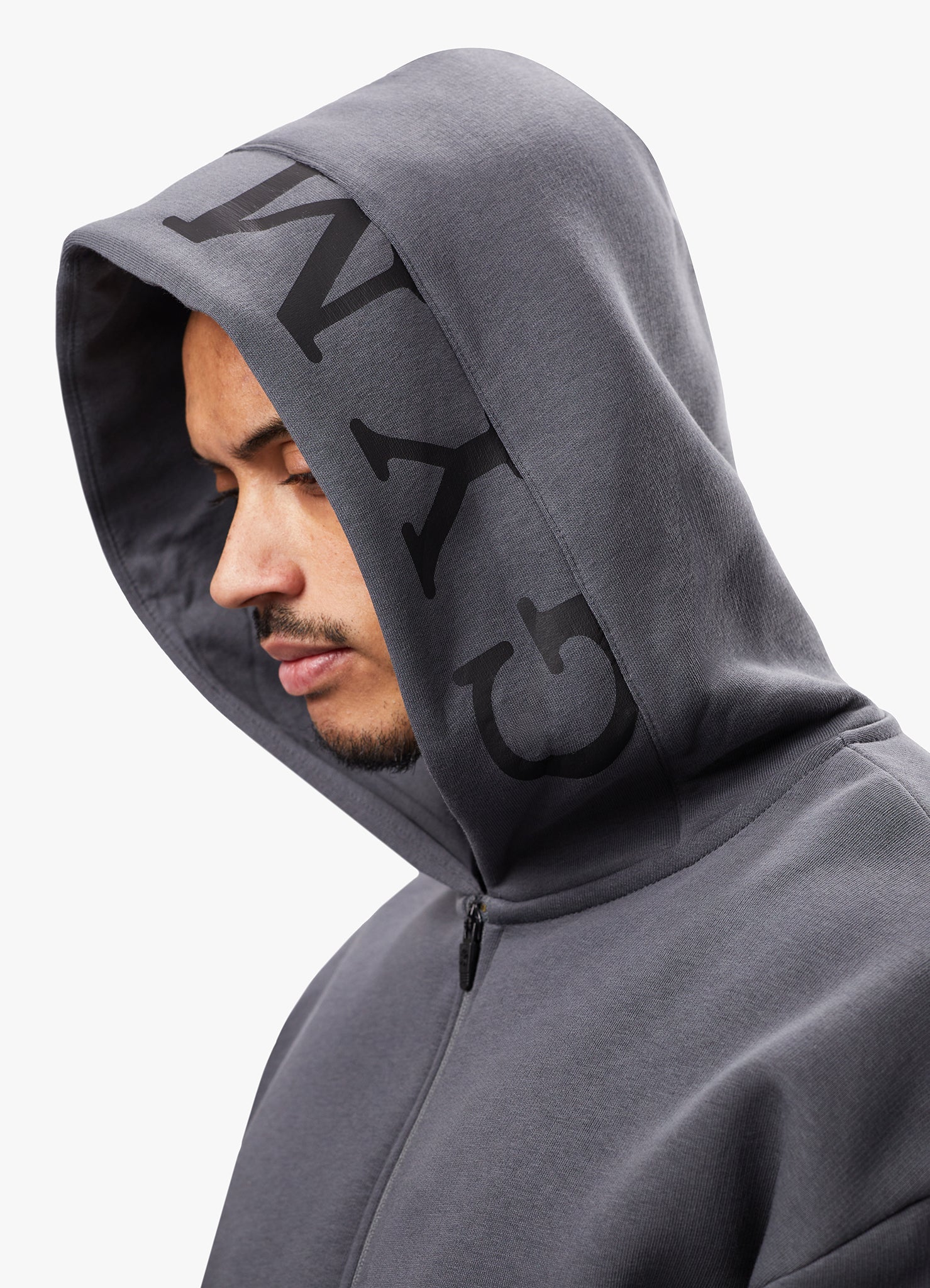 Gym King Alpha 1 2 Zip Hood Graphite GYM KING