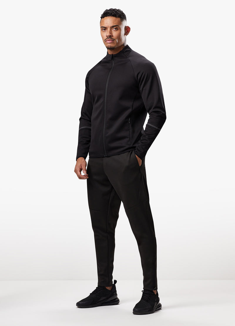 Gym King Alpha Poly Bomber Tracksuit - Black