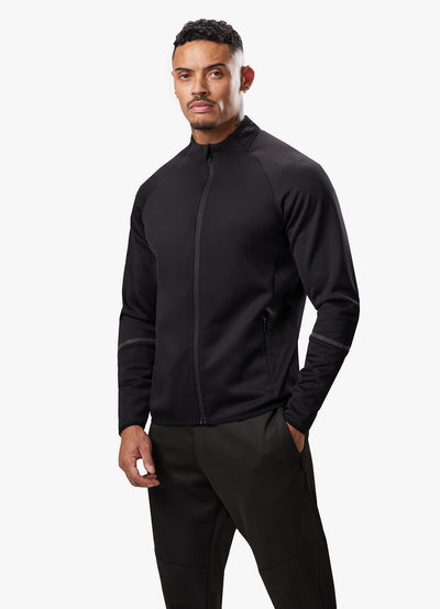 Gym King Alpha Poly Bomber Jacket - Black