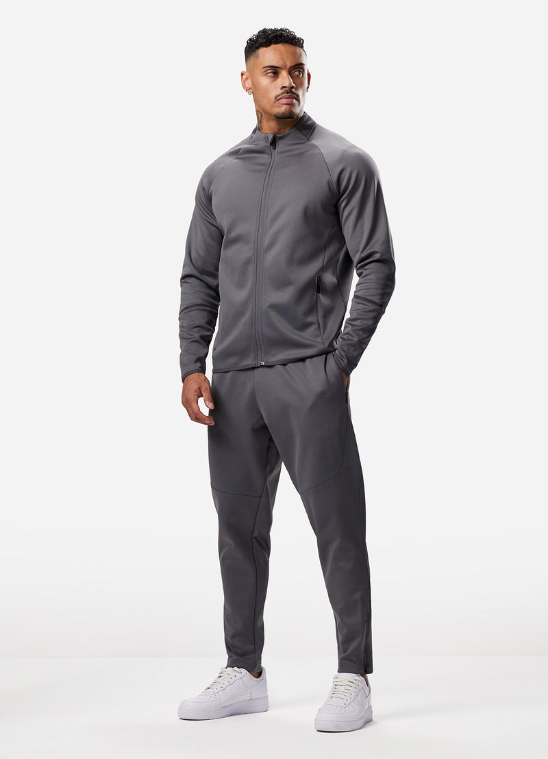 Gym King Alpha Poly Bomber Jacket - Graphite