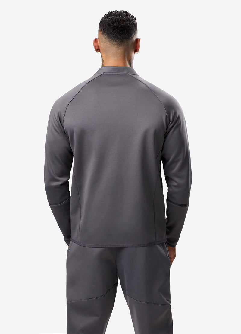 Gym King Alpha Poly Bomber Tracksuit - Graphite