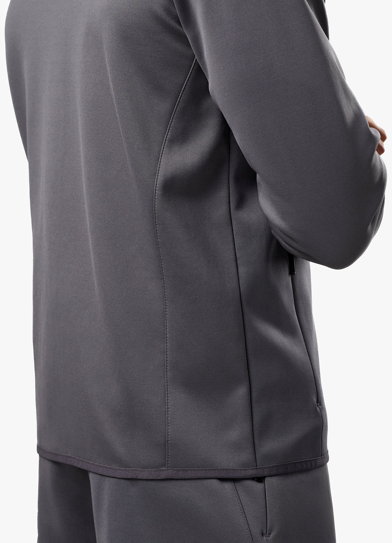 Gym King Alpha Poly Bomber Jacket - Graphite