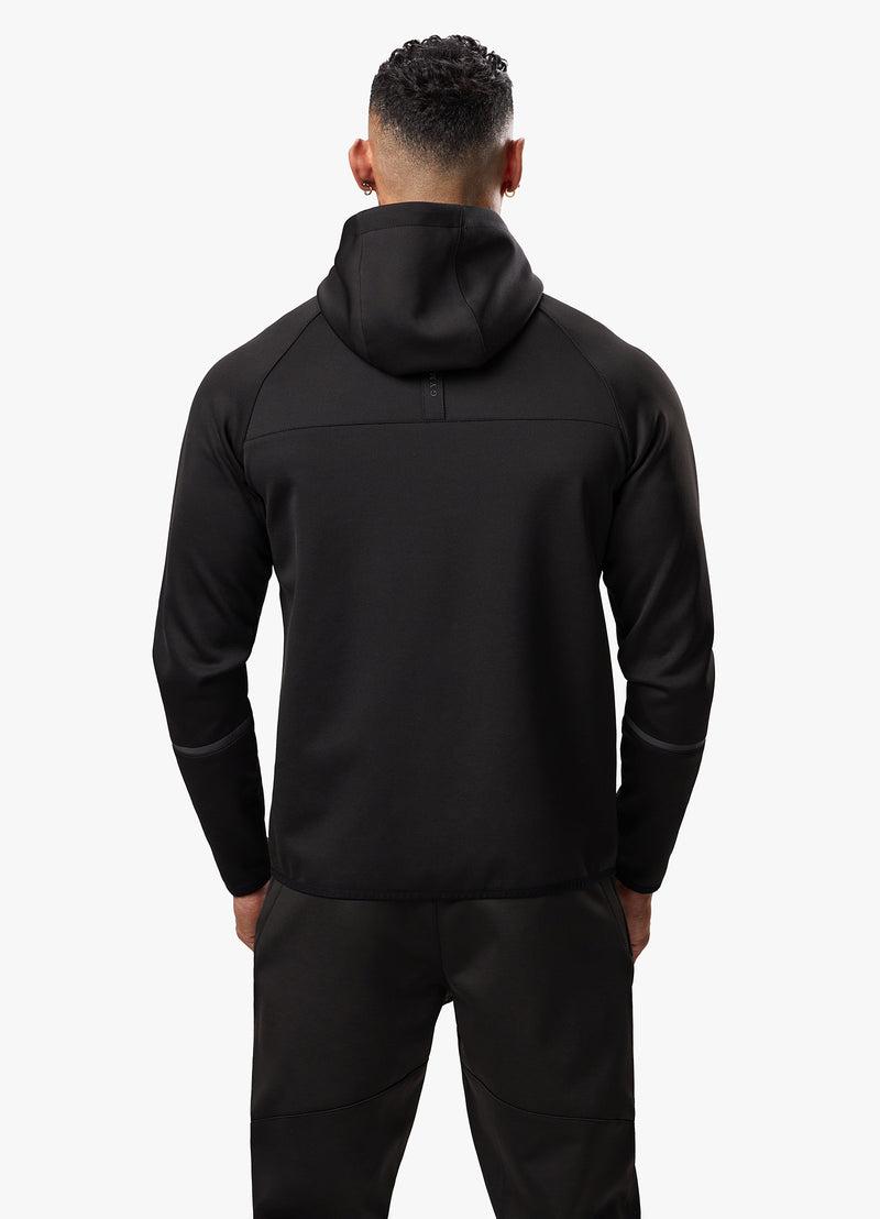 Gym King Alpha Poly FZ Hood - Black