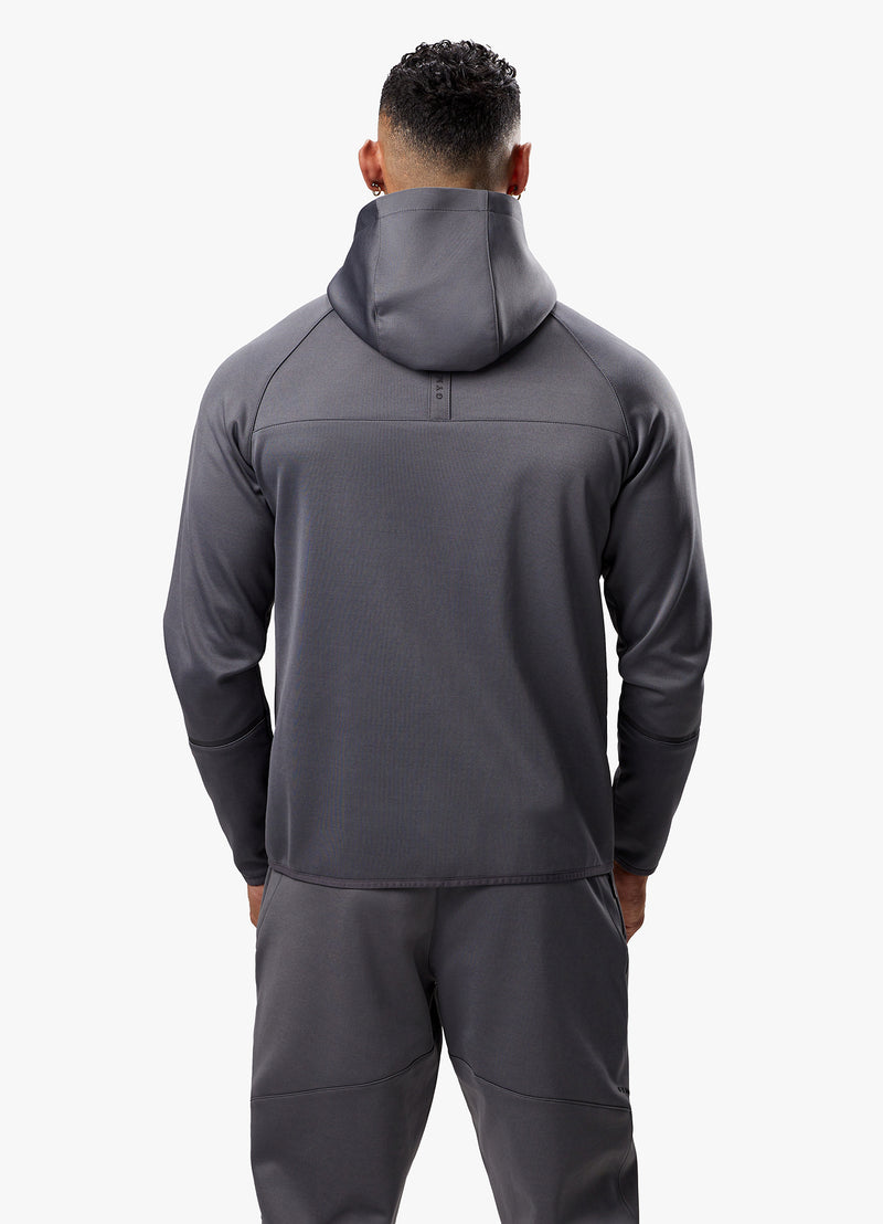 Gym King Alpha Poly FZ Hood - Graphite