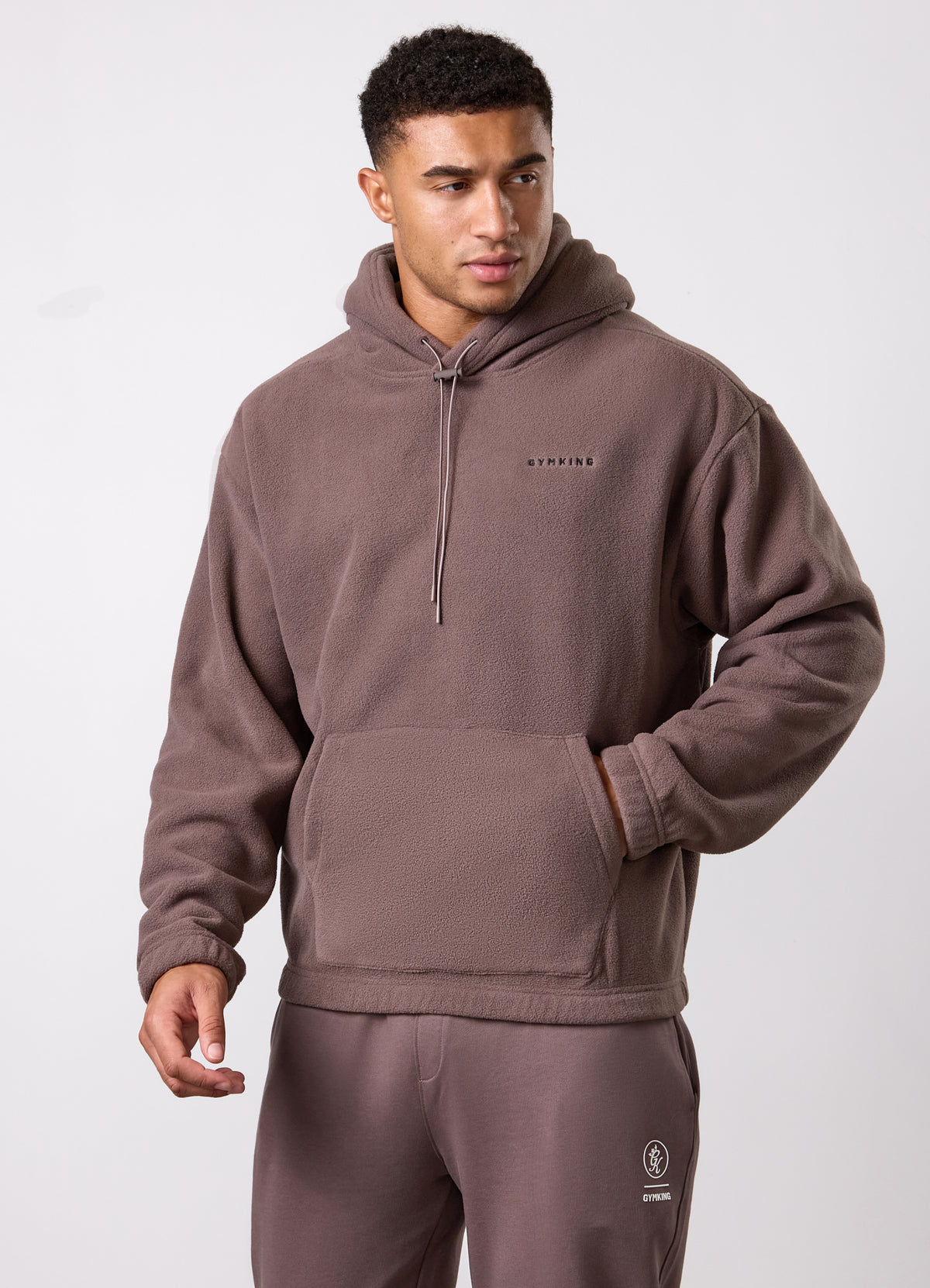 Gym King Apex Borg Hoodie - Dark Iron