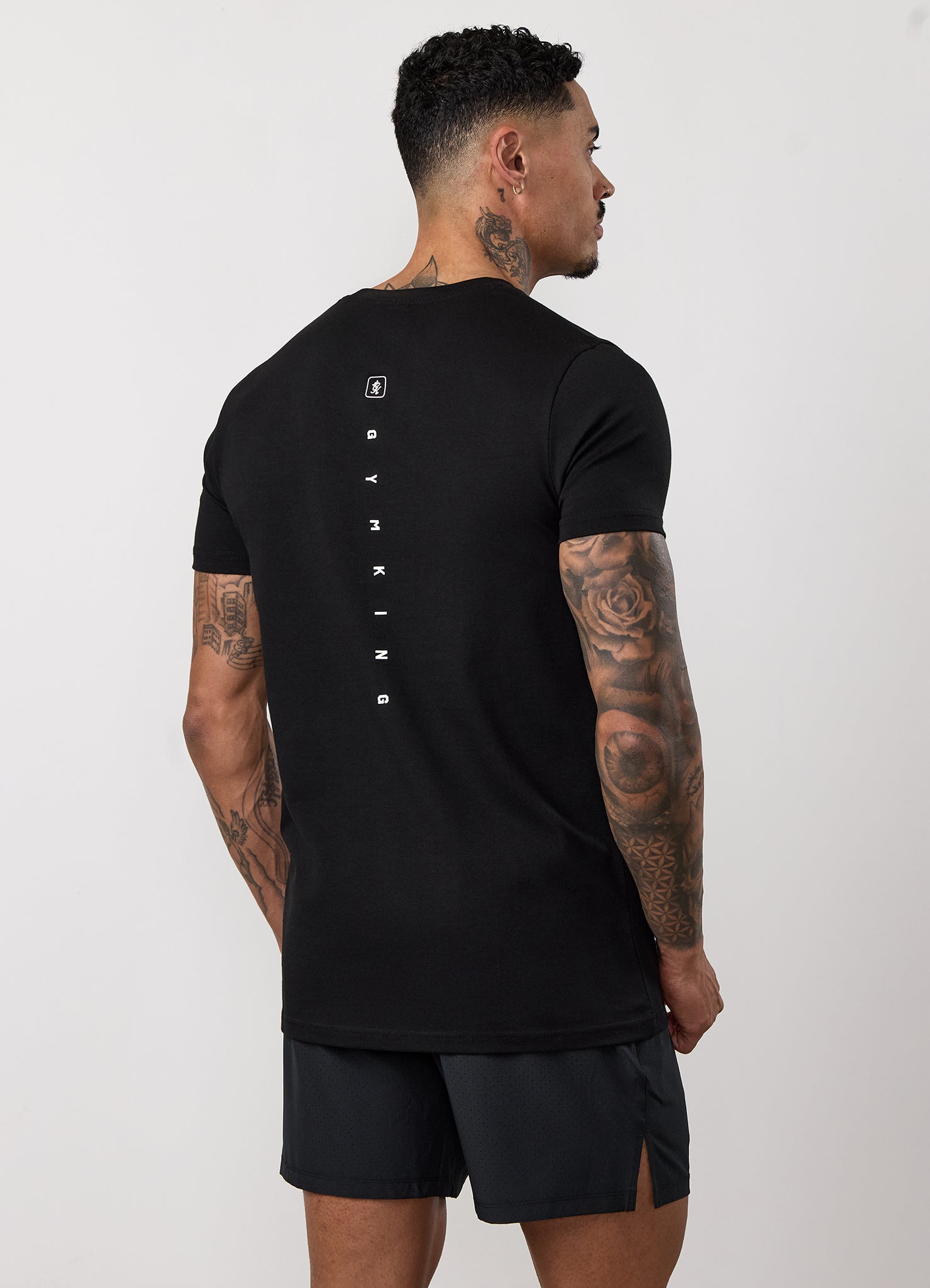 Gym King Aventus Jersey Tee - Black